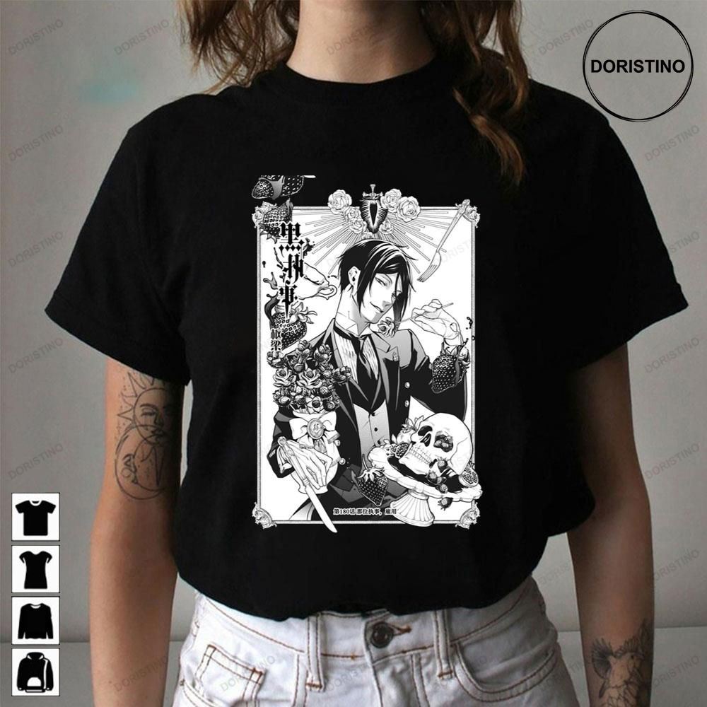 Black Butler Sebastian Michaelis Kuroshitsuji Awesome Shirts